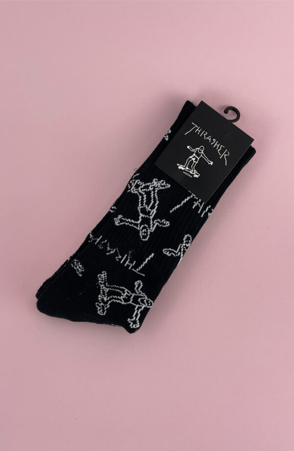 Thrasher Gonz Logo Crew Socks